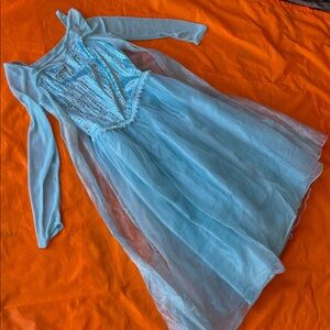 Disney Light Blue Kids Casual Dress (A004)